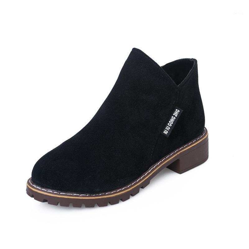 

Women Boots 2020 Boots Autumn Winter Ladies Ankle high Heels Shoes Zipper women winter shoes1