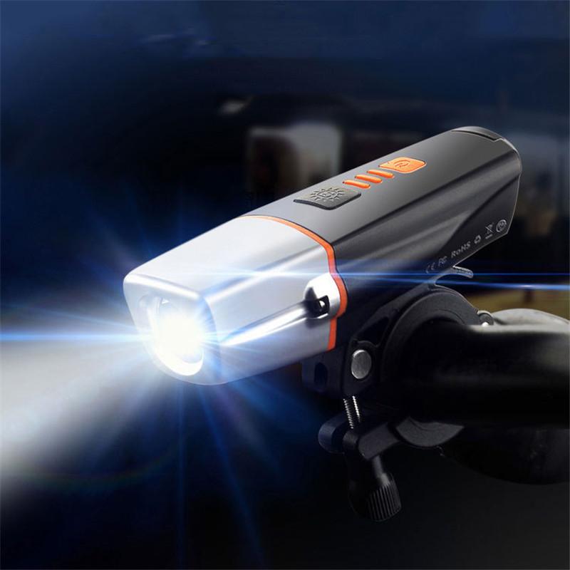 

Bicycle Bike Light USB Recharging Intelligent Sensitive 2200mAh 400 Lumen 4 Mode Road Mountain Bike Front Cycling