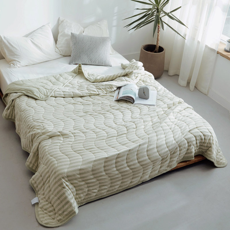 

New Solid well-made Bedspread Summer Quilt Blanket Comforter Bed Cover Quilting Home Textiles Suitable for Children adult free