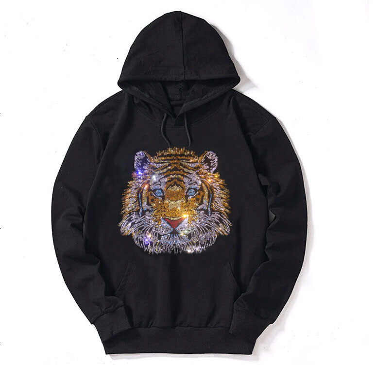 

2021 New Men Women Diamonds Design Hoodies Sweatshirt Zipper Coat Unisex Streetwear Hip-hop Casual Pullover 3dx0, As picture shown