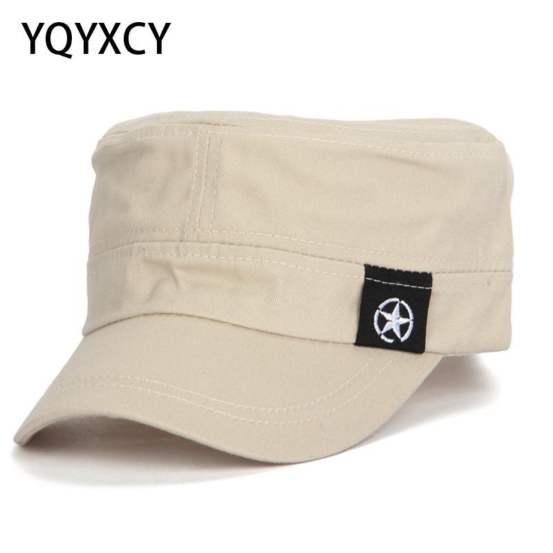 

Hats Caps For Men Women Star Baseball Army Militar Hat Vintage Sailor Hat Bone Male Wholesale Gorras Planas Casual, Black