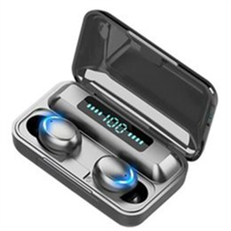 

F9-5 Wireless Headphones 5c TWS Bluetooth 5.0 Earphones 2200mAh Charging Box With Microphone Sport Waterproof Headsets Earbuds, Shipping in 24hours