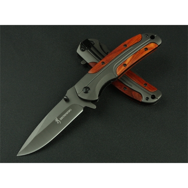 

Wholesales Browning DA43 Titanium Fast Open Tactical Folding Knife 3Cr13 55HRC Flipper Outdoor Camping Hunting Survival Pocket Collection