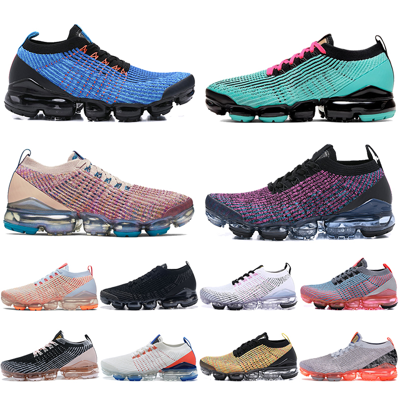 

High Quality Vapores Fly 2. Designer Running Shoes knit 3.0 Cushion Men Women Outdoor Sneakers Triple Black Metallic Gold Zebra Sail Oreo Sapphire Blue Sport Trainers
