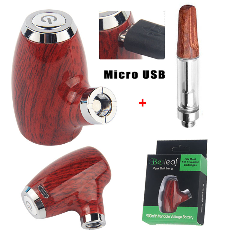 

1pcs Dabwood E Pipe Battery Preheat Variable Voltage Vapor E Cig Mechanical Mod 900 mAh Vape Pen Micro USB Vaporizer .5ml 1ml Cartridge
