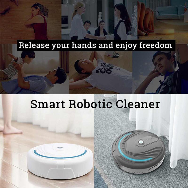 

2 Colors Rechargeable Smart Automatic Intelligent Lazy Robot Wireless Vacuum Cleaner Sweeping Vaccum Cleaner Robot Carpet USB