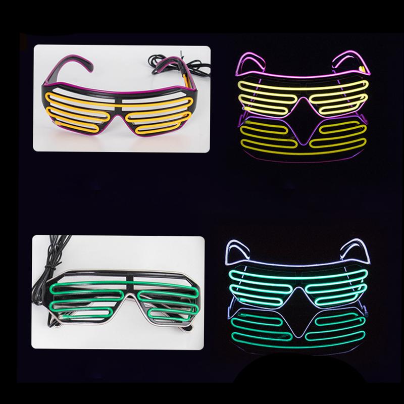 

Luminous Glasses LED Glasses Light Up Shades Flashing Luminous Rave Night Christmas Activities Wedding Birthday Party Decoration