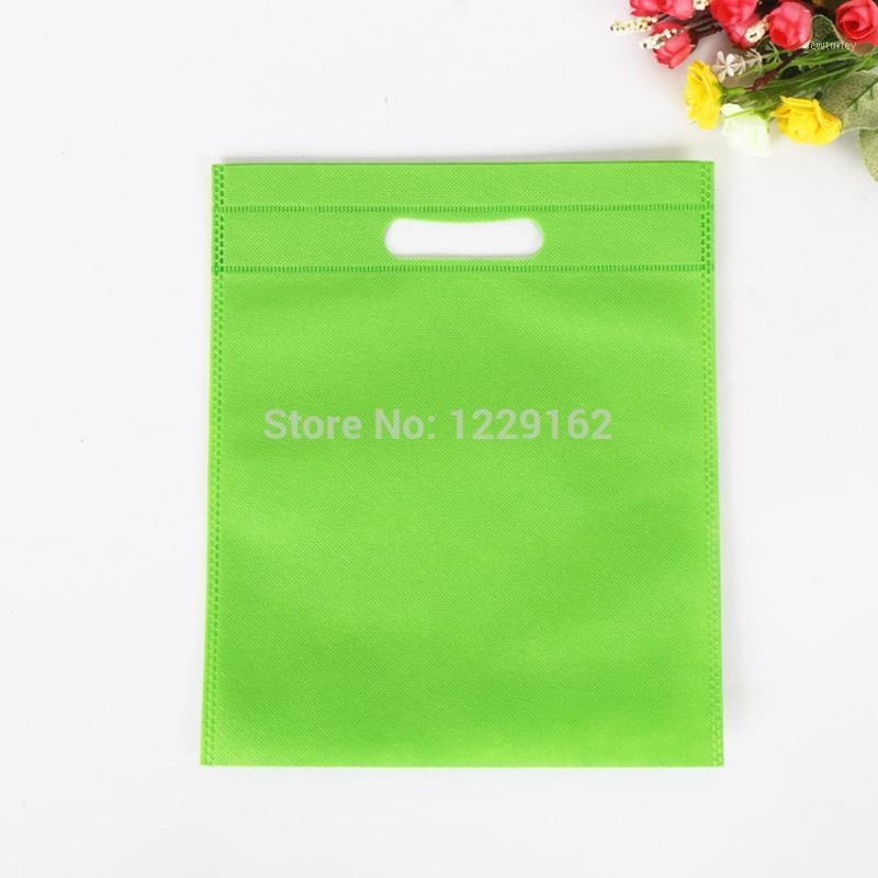 

Free shipping 40x50cm Promotional Nonwoven Gift Bags Colorful Plain Dyed Ultrasonic PP Non woven Shopping Bags Party Supplies1