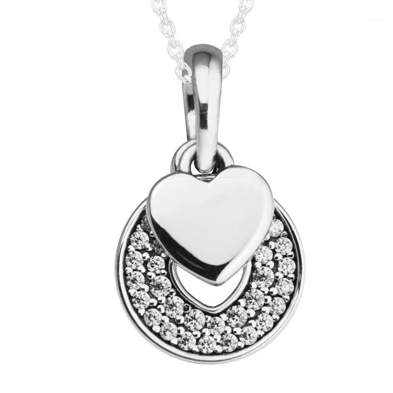 

Celebration Hearts Choker Women Necklaces Clear CZ 925 Sterling Silver Jewelry Love Statement Necklaces for Women Long Chain1