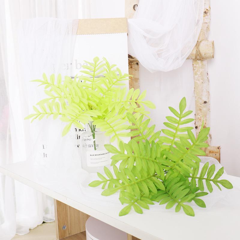 

Cheap 28cm Family Christmas Wedding Decoration Jungle Party Willow Vine Fake Leaf Plant Wreath Artificial Willow Bouquet Fake Le1