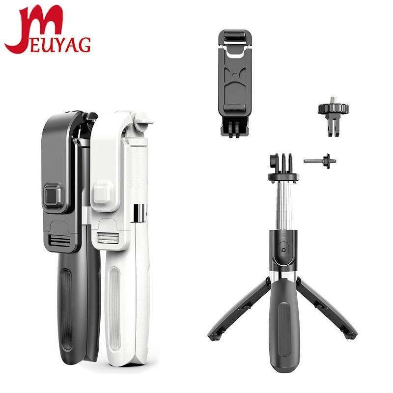 

MEUYAG 4 in1 Bluetooth Wireless Selfie Stick Tripod Extendable Foldable Monopods For SmartPhones For Sports Action Camera
