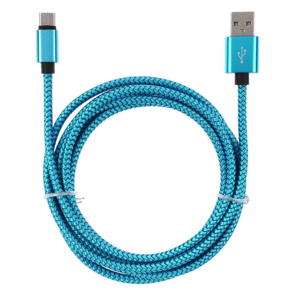 

Aluminum alloy nylon dragon weave Fast Charging Data Sync Cell Phone Cables Cords USB Type C Micro USB for Universal Cellphones