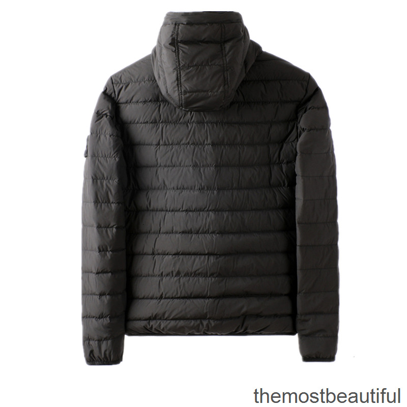 

Men's Down & Parkas FW Mens Jackets Coats fluffy clothes keep warm puffer jacket Men hooded short winter thickened High quality brand 4JK7, 1# packing bag