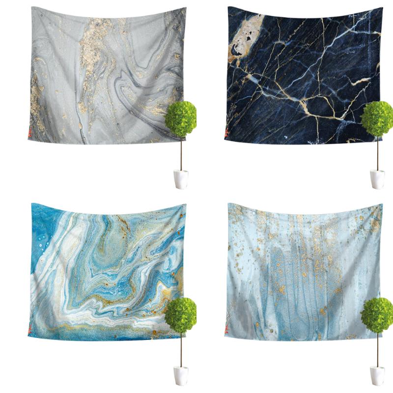 

Marble Series Print Wall Hanging Tapestry Polyester Blanket Art Wall Carpet Background Rug Living Room Decorative Tapestry