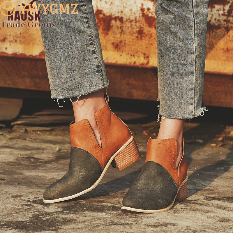 

New Spring Autumn Women High Heels Boots Platform Sexy Ladies Pumps Boots Shoes Women Ankle Bootsdropship Zapatos De Mujer1, Yellowish-brown