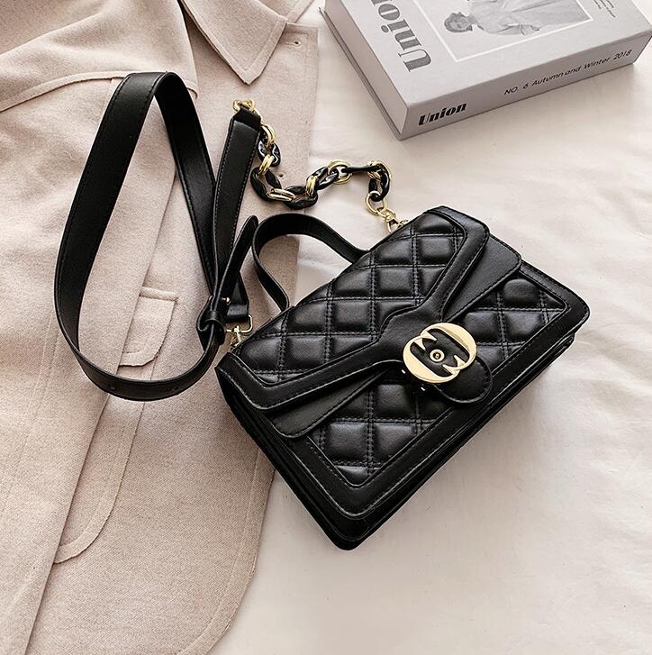 

wholesale women handbag classic plaid leather messenger bag style embossed leatheres shoulder bags Elegant and simple leathers fashion handbags