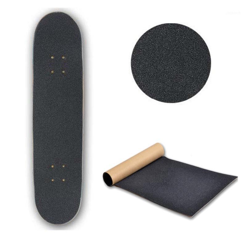 

Black Skate Scooter Sandpaper Sticker Skateboard Deck Sandpaper Grip Tape Griptape Skating Scooter Sticker 80cm*20cm1, As pic