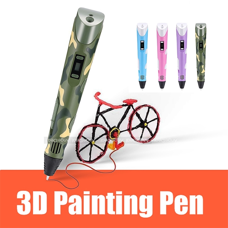 

3D Printing Pen Magic DIY 3D Pen/Pencil 3 d Stift Plastic PLA Filament 1.75mm For Kid Child Education Drawing Toys Birthday Gift Y200428