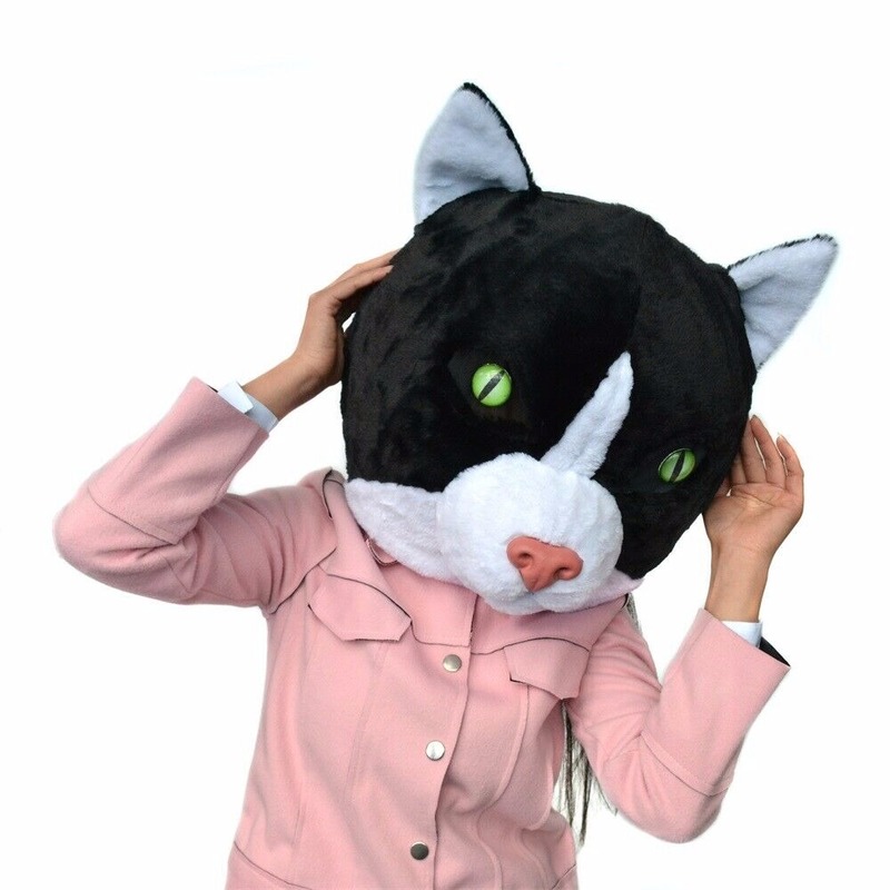 Mascot Costumes Cat Mascot Costume furry party cartoon costume carnival halloween christmas easter ad clothes cat mascot plush headdress-image-748264928