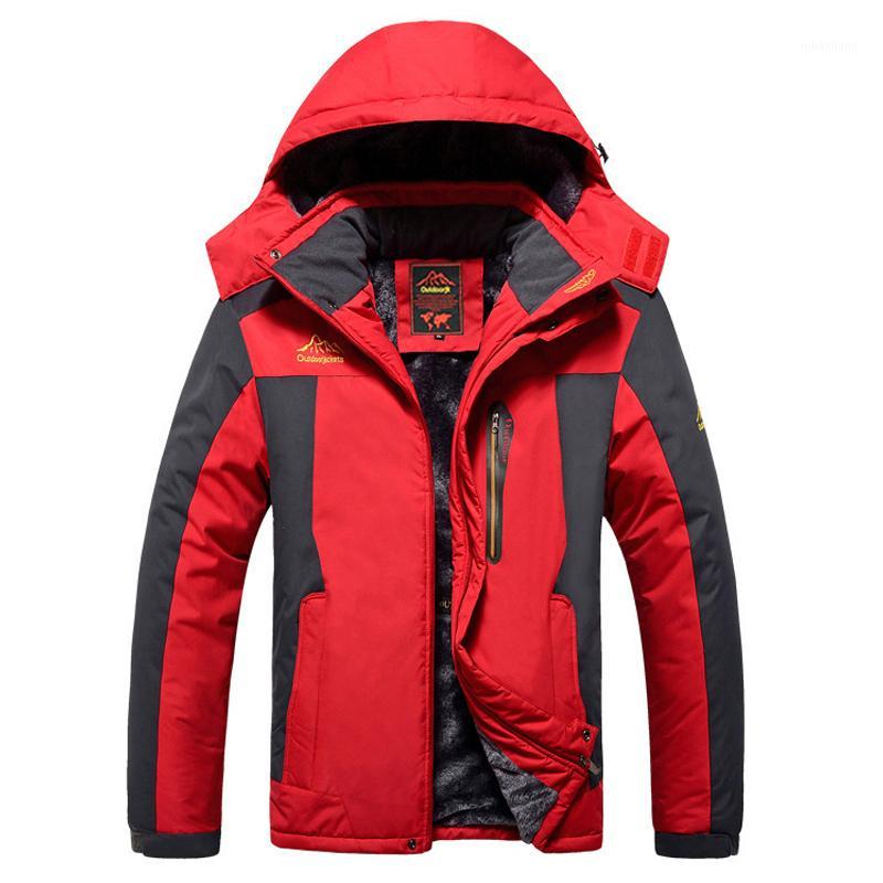

Men Winter Parka Thermal Waterproof Windproof Outwear Tactical Thick Coats Mens Winter Jackets Plus Size 9XL1, Blue