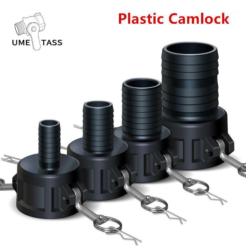 

High quality Thicken plastic Camlock to 1 inch 2 inch Hose IBC tank valve fittings water tank connector1