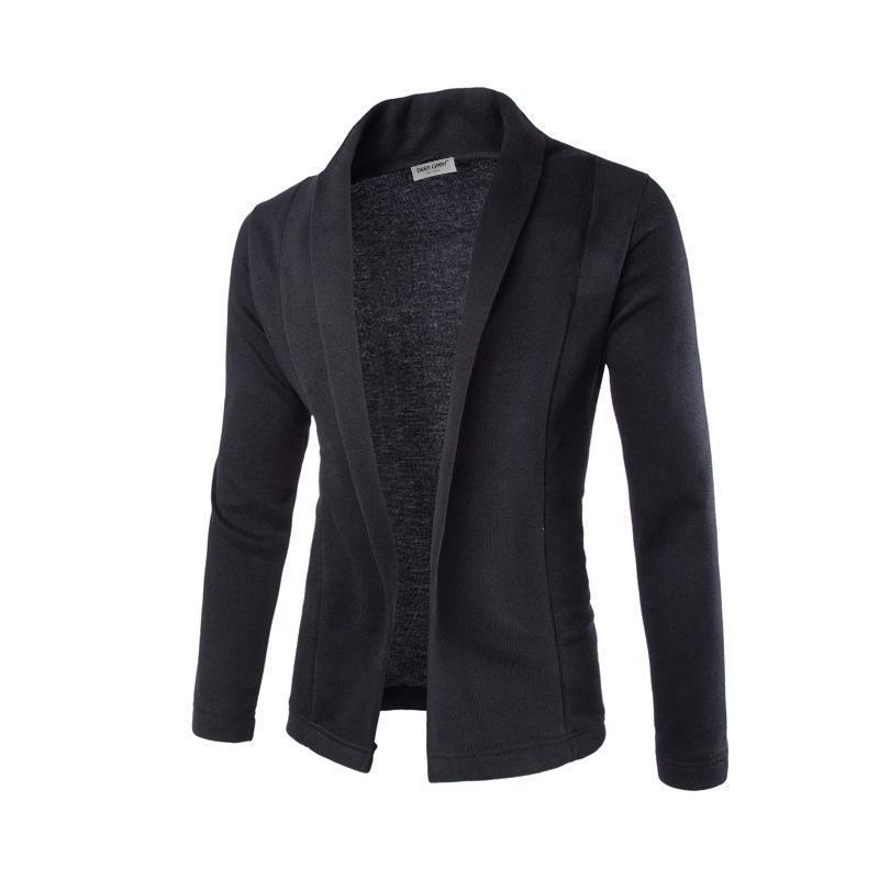 

2021 New Brand Casual Solid Plus Size Blazers Suit Long Sleeve Spring Men Thin Slim Fit Jacket Blazer Coat 1psn, Dark grey