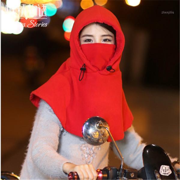

Winter Face Mask cycling mask Fleece outdoor sport Mask for winte Ski protection windproof Cold protection masks1, Red