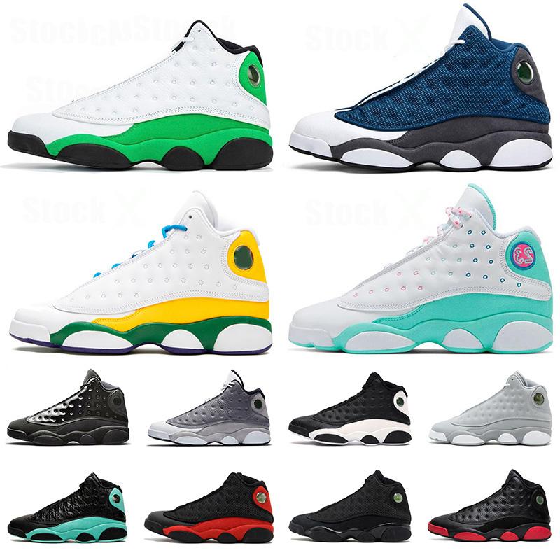 

Mens Basket shoes 13s jumpman 13 Hyper Royal Flint Black Cat Bred Court Purple Chicago Lucky Green Playground men trainers sport sneaker, 27