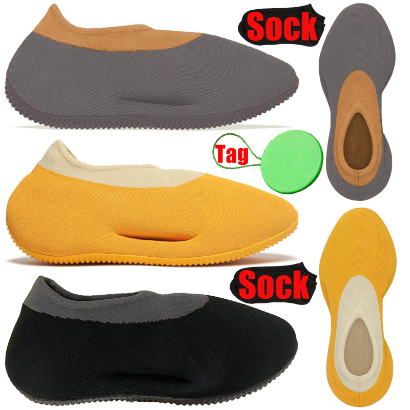 

knit runner mens womens running shoes Sulfur Stone Carbon slip-on men women trainers sneakers sports runners shoe size 36-45, Shown