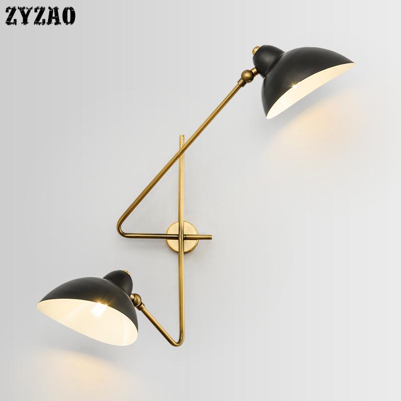 

Modern Simple Iron Wall Deco Wandlamp Study Living Room Bedroom Bedside Lamp Led Wall Lights Nordic Designer Iron Art Lamps