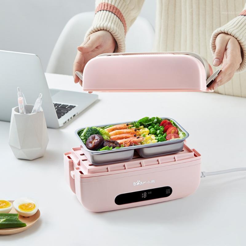 

220V Electric Steamer Meals Cooking Machine Multi Rice Cooker 2 Layers Portable Lunch Heating Box1