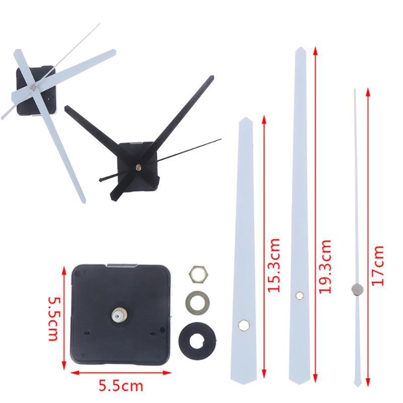 

1Set DIY Quartz Clock Movement Mechanism Hands Wall Repair Tools Parts Silent Kit