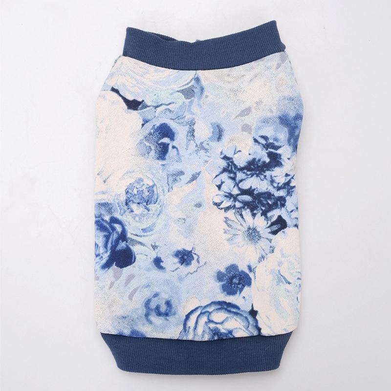 

Dogs Clothes Winter Puppy Chihuahua Warm Sweatshirt Coat Printed Chinese Style Costume Dogs Cotton Vest Jacket For Pet York, As pic