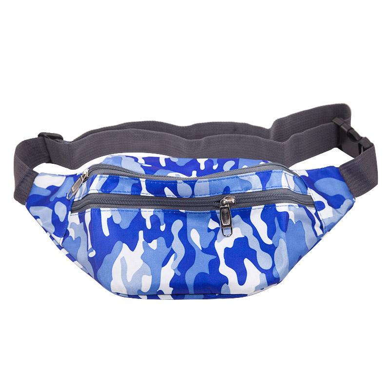 

2020 Oxford Fanny Pack Men Belt Bag Women Fashion Waist Bags Travel Bum Bag Purse Bicycle Women Fashion Waterproof Crossbody, Sky blue