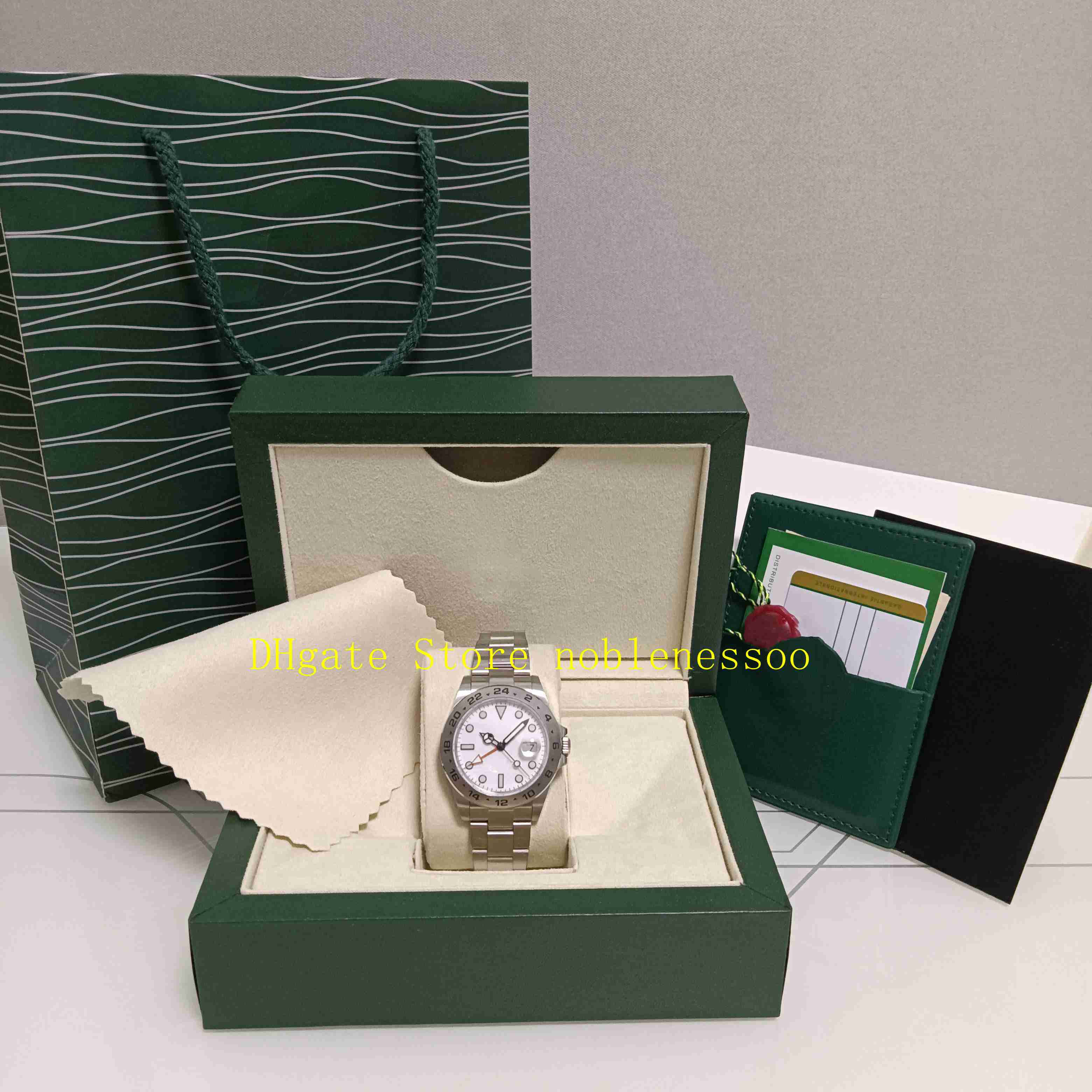 

Real Photo With Original Box Mens Watches Men White Dial 42mm 216570 BP Factory Asia 2813 Movement Steel Bracelet Mechanical Automatic Men's Watch, 01
