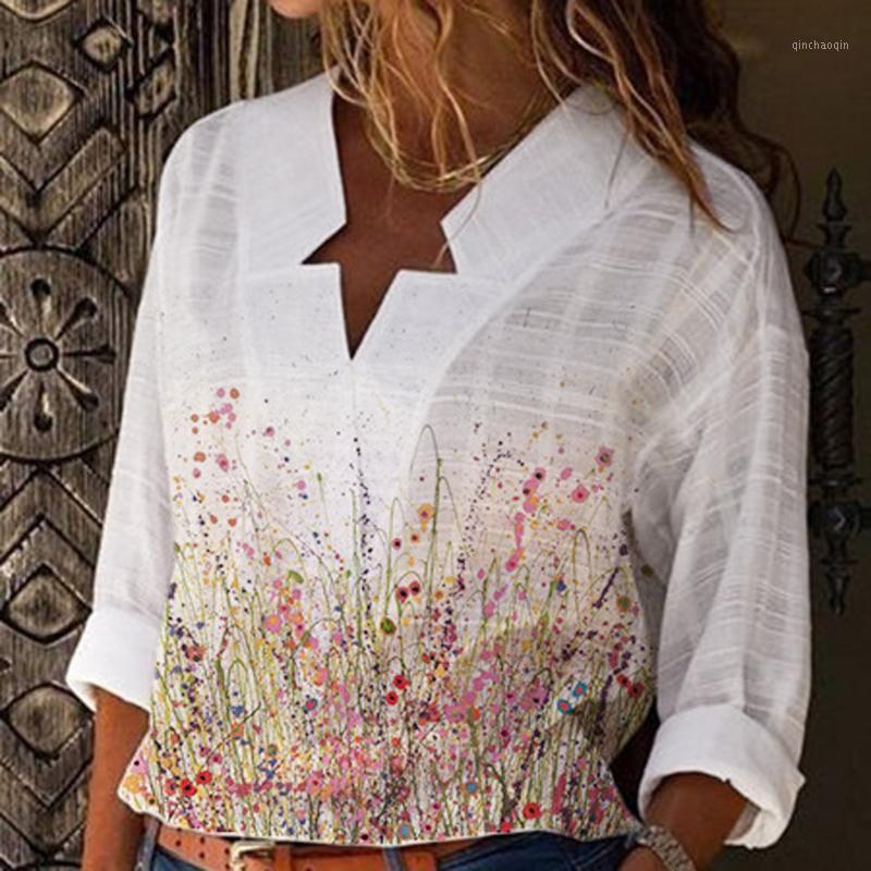 

Crop Sweatshirts Women' Casual Solid Autumn Long Sleeve Women Fashion Cotton Linen T-shirt Casual Blouse Tops #Z1, White