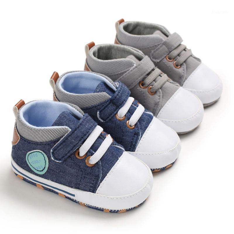 

Fashion Baby Boys Lace-Up Leisure Anti-Slip Shoes Casual Toddler Soft Soled First Walkers Shoes -18M131