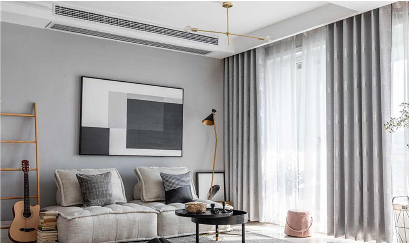 

Blackout Ready curtain for bedroom Custom to size curtains in grey color1