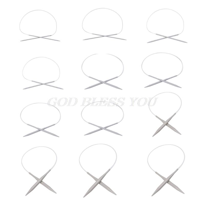 

Aluminum Circular Knitting Needles 40cm/15.75" 2mm/2.5mm/3mm/3.5mm/4mm/4.5mm/5mm/5.5mm/6mm/6.5mm/7mm/8mm Drop Shipping