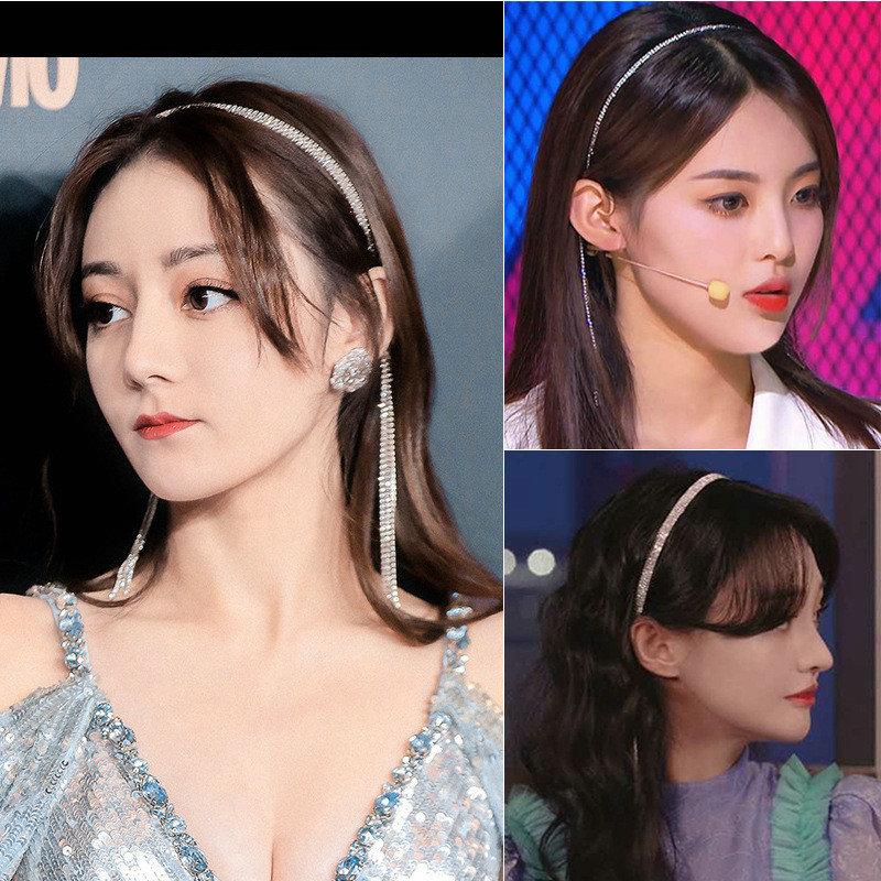 

Wonderful Star Tassels Rhinestone Hair Bands Cool Fashion Fairy Elegant Headband Personal simple Fake Earring Headdress Jewelry