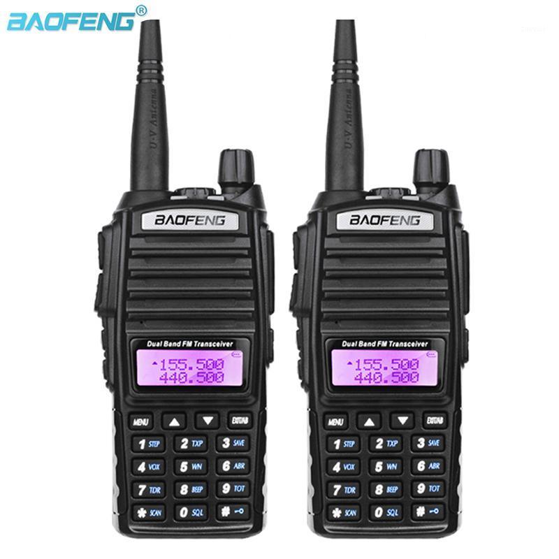 

2PCS New Portable Radio Walkie Talkie Baofeng UV-82 With Earphone Button CB Ham Radio Vhf Uhf Dual Band Baofeng UV 82 UV821
