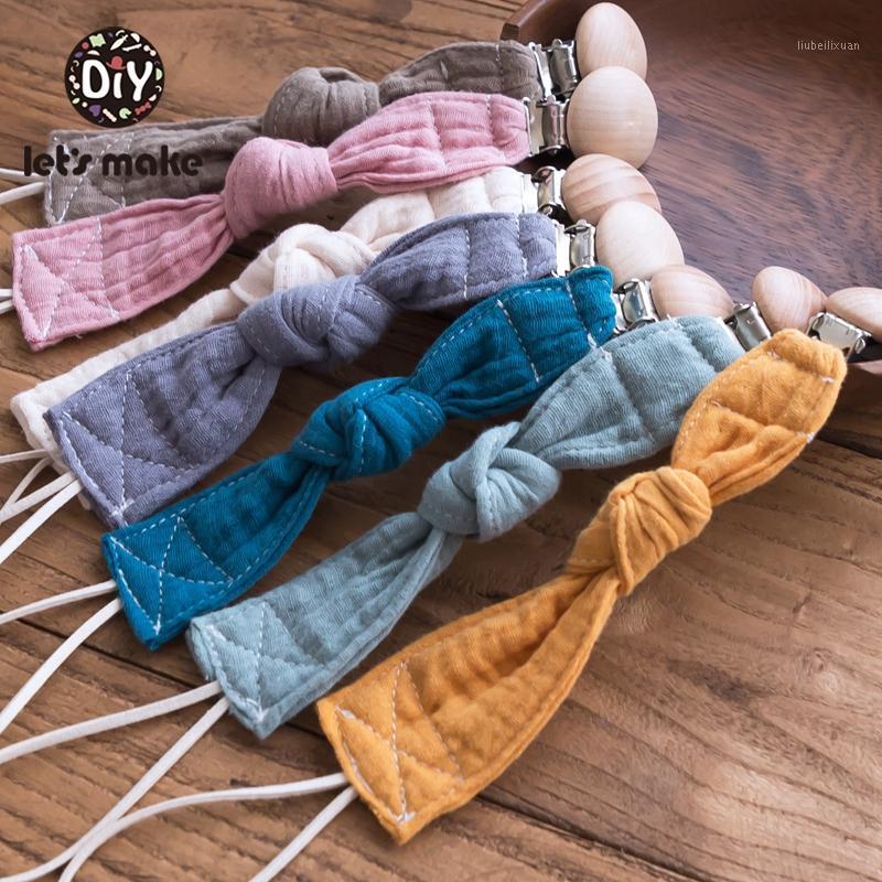 

Let'S Make 7pc Baby Toys Pacifier Chain Personalized Pacifier Clip Wood Holder For Nipples Cotton Nipple Chain For New Born Baby1
