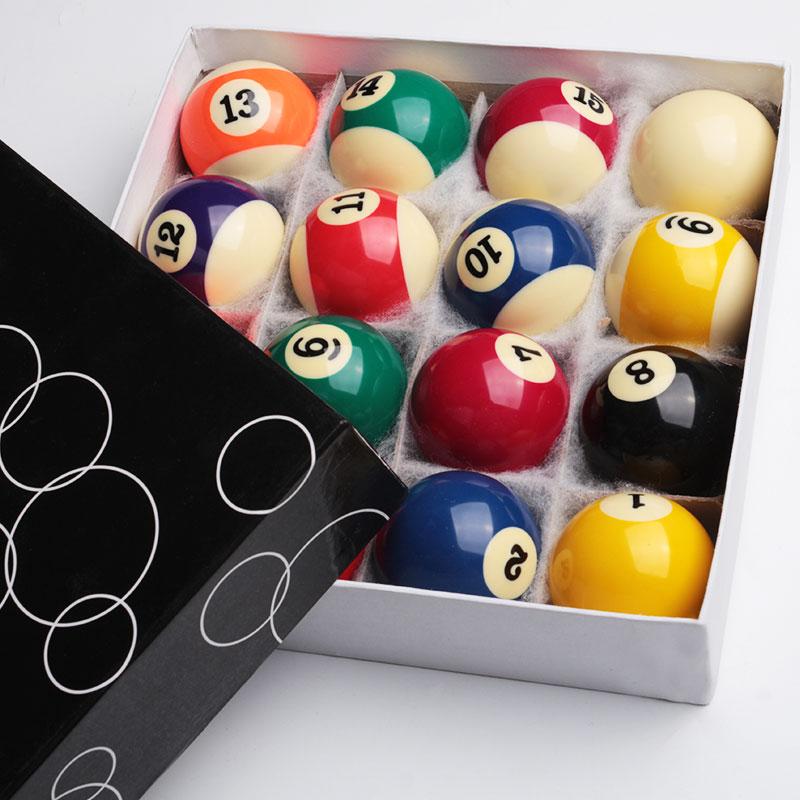 

48/52mm Optional Billiards Pool Balls Complete Set 16pcs High Quality Resin Ball Billliard Accessories For Billiard House or Bar