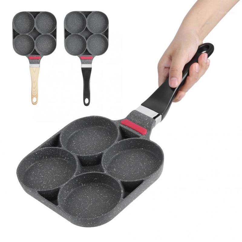 

Cookware Kitchen Breakfast Pancake Cooking Pan Aluminum Frying Pan Mold for Egg Hamburger with Handle1