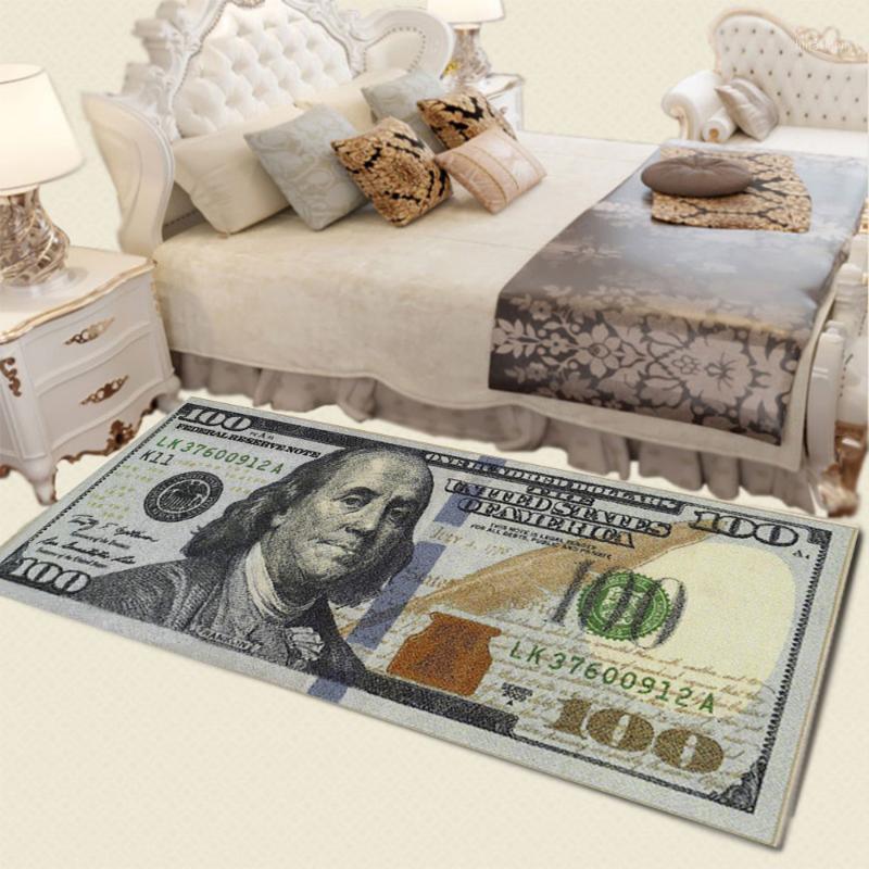 

Creative USA Dollar 3D Carpet For Living Room Area Rug Floor Mat Bedside Hallway Doormat Kids Bedroom Rug Decoration Home Decor1, As pic