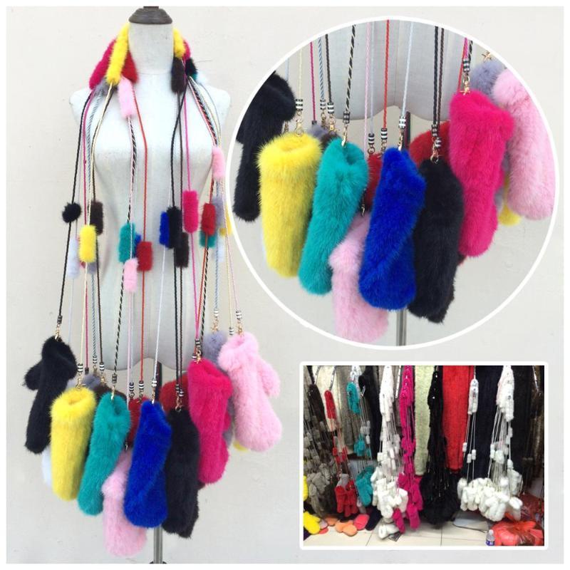 

Five Fingers Gloves Lady Natural Women Winter Warm High Elastic Mittens Russian Female Genuine Fur Brand Fashion1