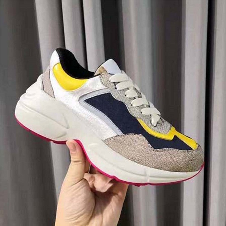 

New leather sneaker Men Women shoes with Strawberry wave mouth Tiger Web print Vintage Trainer man women Shoes Casual shoes 15, #11