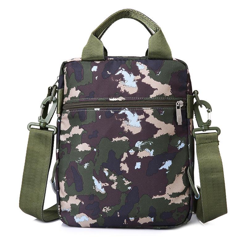 

Men's Outdoor Sports Messenger Bags Tactical Camouflage Shoulder Bag for Hiking Climbing Waterproof Small Casual Travel Blosa, Black color