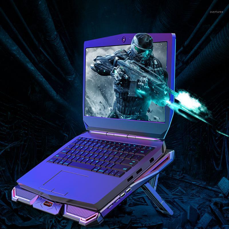 

11-18 inch Laptop Cooler Cooling Pad 2 USB Ports and Five Cooling Fans Adjustable Speed Laptop Stand for Pro1