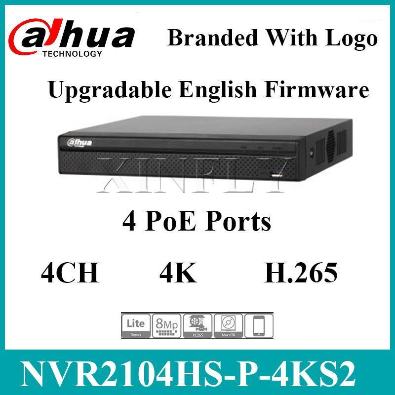 

Dahua Original NVR2104HS-P-4KS2 4CH 4PoE Lite 4K H.265 Network Video Recorder For IP Camera CCTV SYSTEM Replace NVR2104HS-P-S21